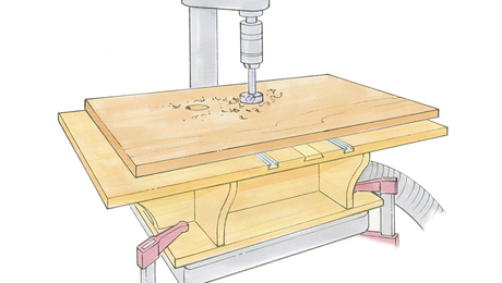 drill-press table
