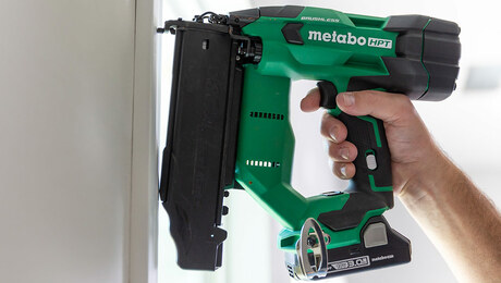 Metabo HPT’s New 18V MultiVolt™ Cordless 18-Gauge Brad Nailer